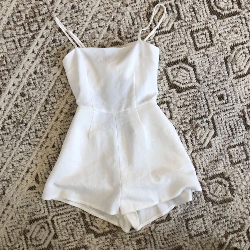 LF White Romper